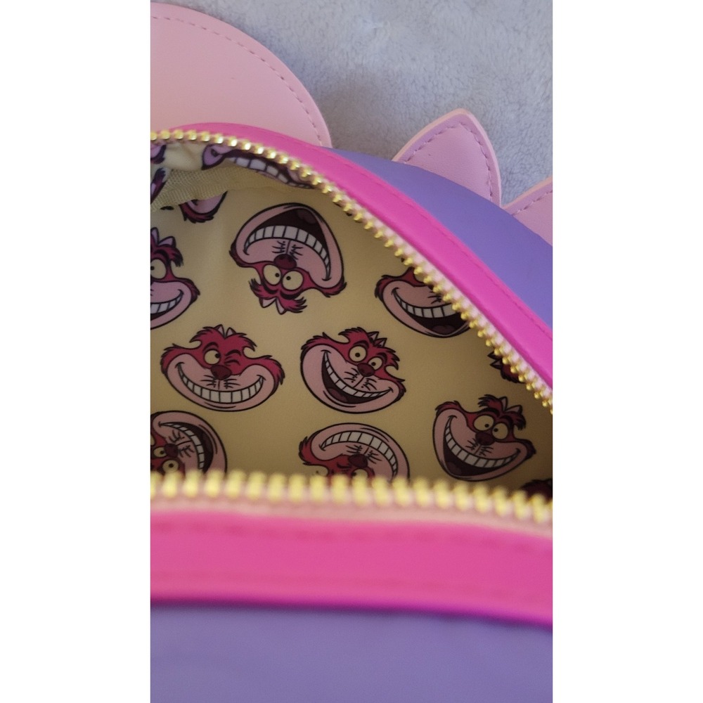 Loungefly Disney Alice In Wonderland Chesire cat backpack - Picture 8 of 9